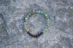 Matte African Turquoise Lava Diffuser Bracelet